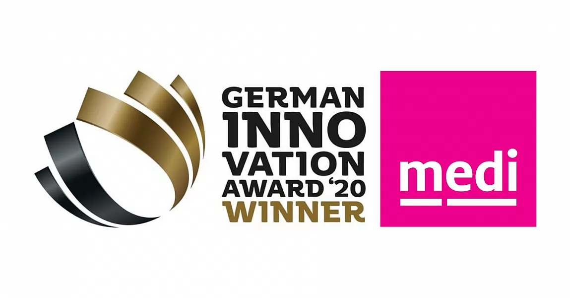 Q’s client medi won “German Innovation Award 2020.”