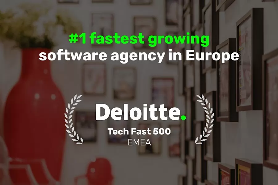 #1 fastest growing software agency in Europe