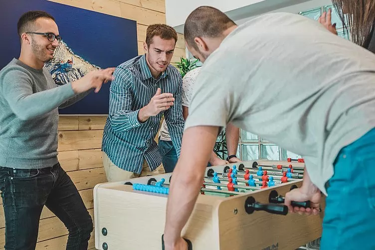We are serious when it comes to ping pong and foosball
