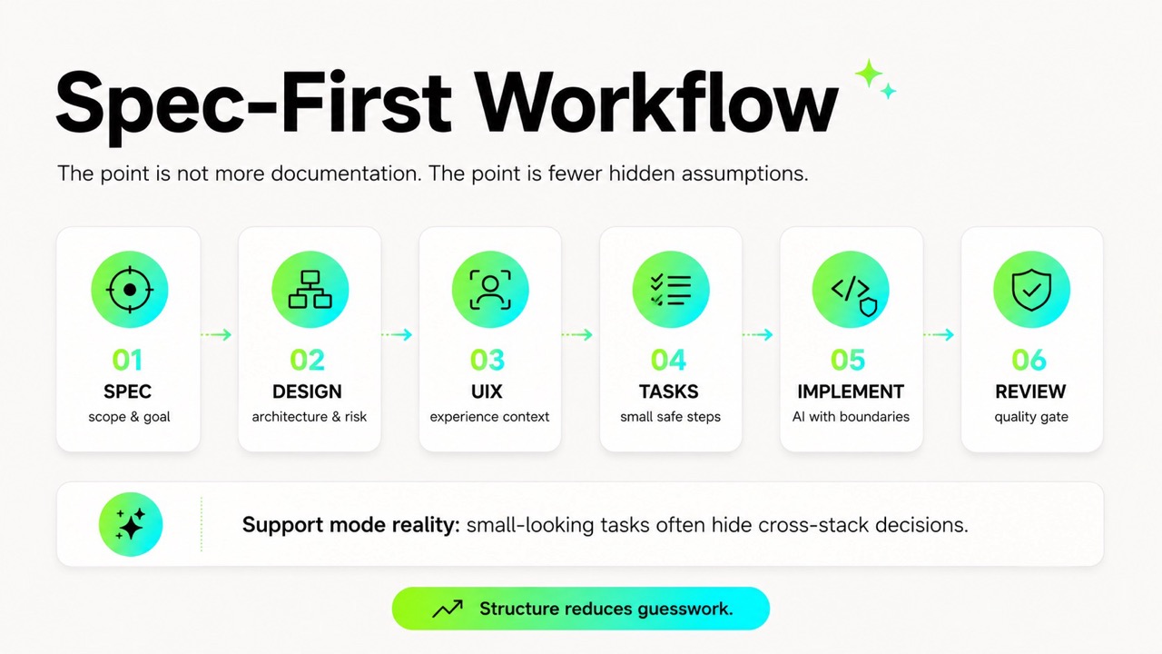 Spec-first workflow